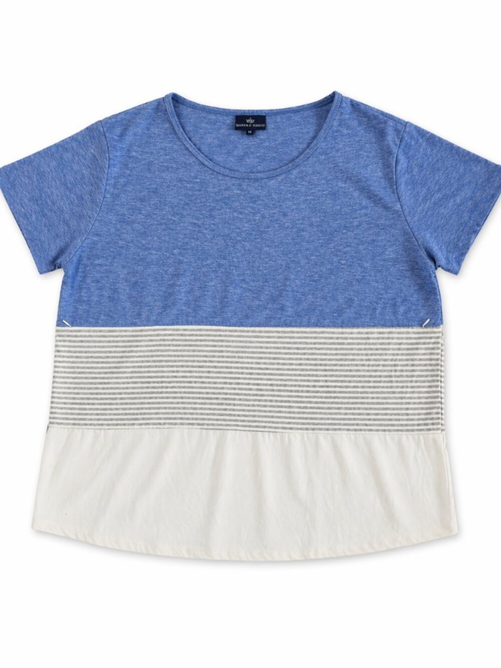 Nursing Queen Light Blue Heather Nursing Top,  Size 1X